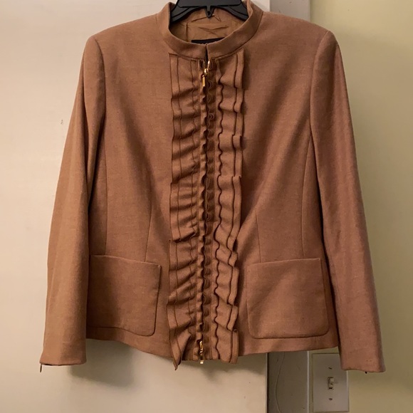 Escada Beautiful Wool Cashmere Stretch Logo Blazer
